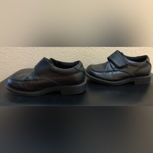 Little Boys Black Dress Shoes, Sz 9W, Smartfit